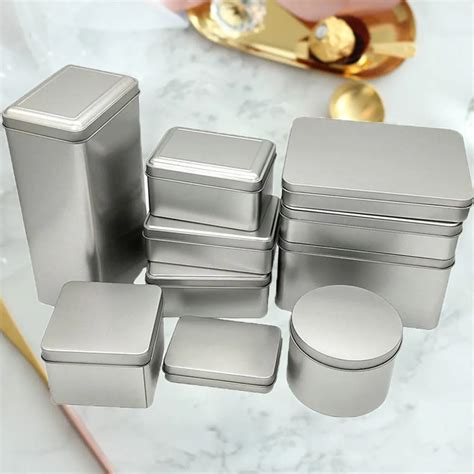 square box metal|small square metal containers.